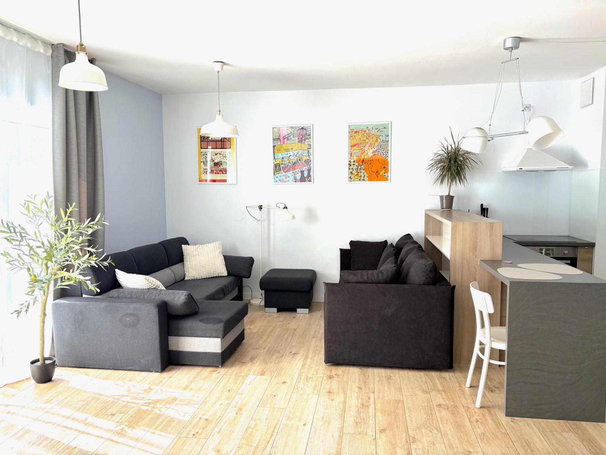 The Grand Martini - Family & Work Space - 2 Bedrooms, 2 Bathrooms, 2 Parking Places - Twoja Przestrzen Dla Rodzin I Biznesu - Everything Need For Work And Family Comfort Apartment *